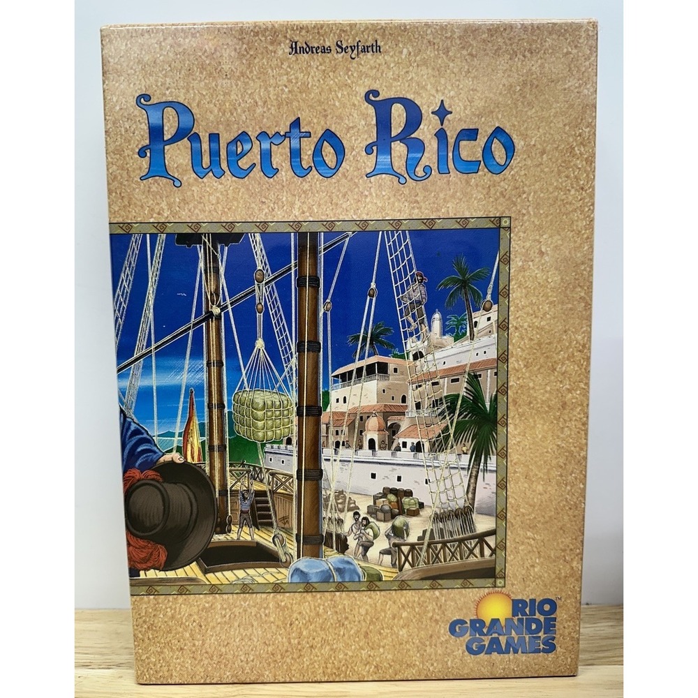Puerto Rico Strategy Board Game by Andreas Seyfarth 2002 Rio Grande Games